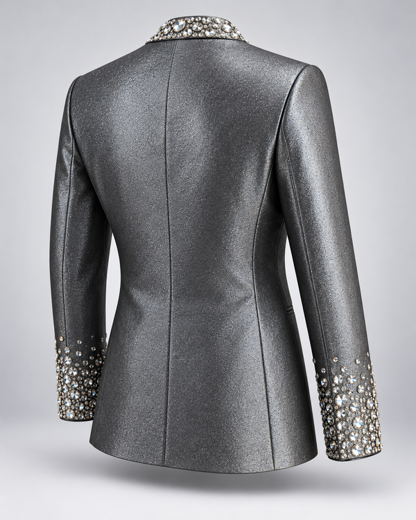 Don Morphy Silver Crystal Royale Tuxedo Jacket