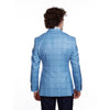 Baby Blue Window Pane Suit Jacket
