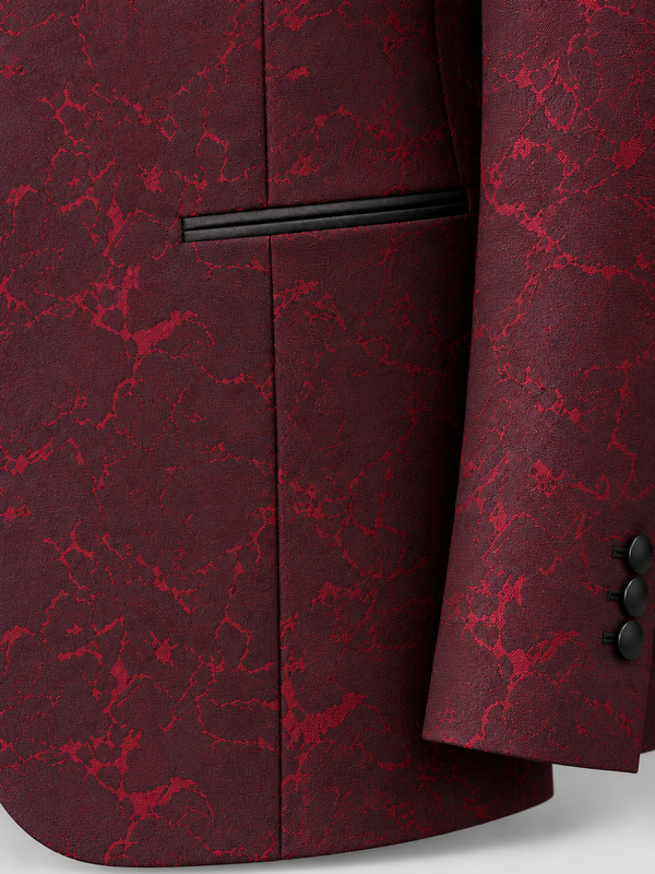 Don Morphy Burgundy Signature Dinner Jacket