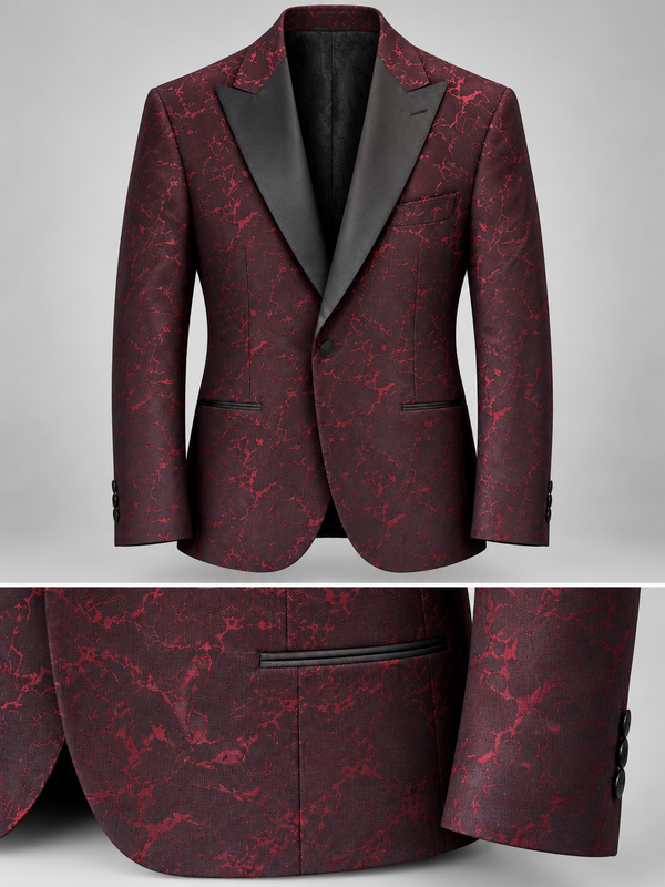 Don Morphy Burgundy Signature Dinner Jacket