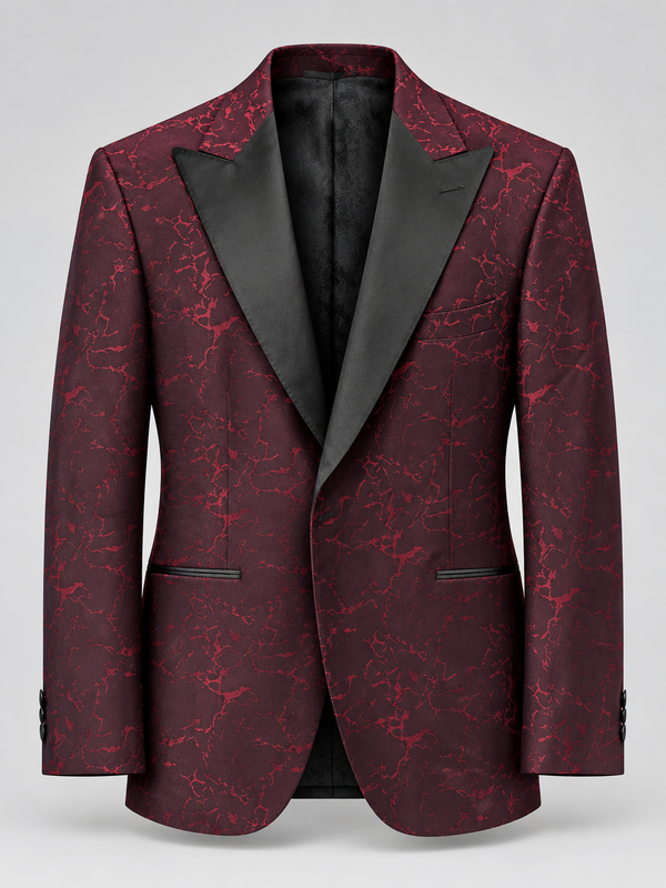 Don Morphy Burgundy Signature Dinner Jacket