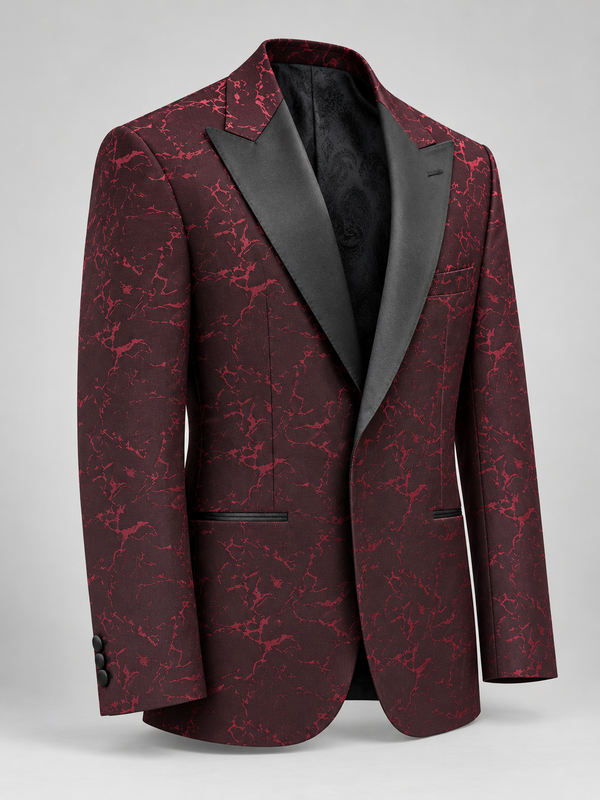 Don Morphy Burgundy Signature Dinner Jacket