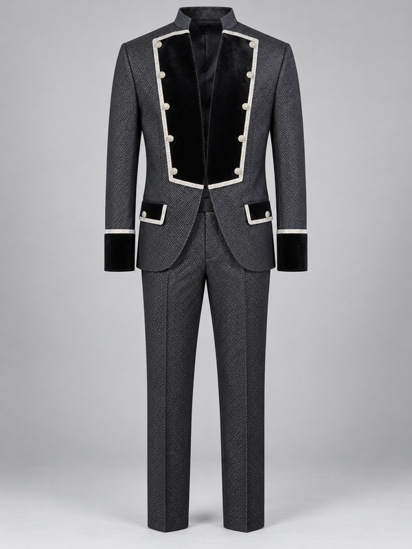 Don Morphy Black Imperial Crystal Jacket and Pants