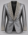 Don Morphy Silver Crystal Royale Tuxedo Jacket