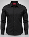 Don Morphy Signature Black Luxury Dress Shirt