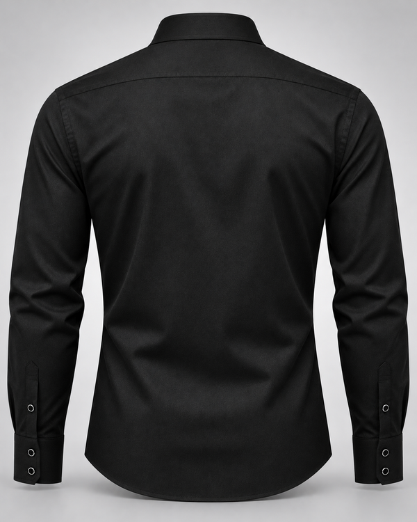Don Morphy Signature Black Luxury Dress Shirt