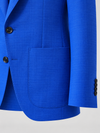 Don Morphy Cobalt Blue Textured Blazer