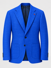 Don Morphy Cobalt Blue Textured Blazer