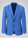 Don Morphy Blue Windowpane Blazer