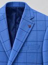 Don Morphy Blue Windowpane Blazer