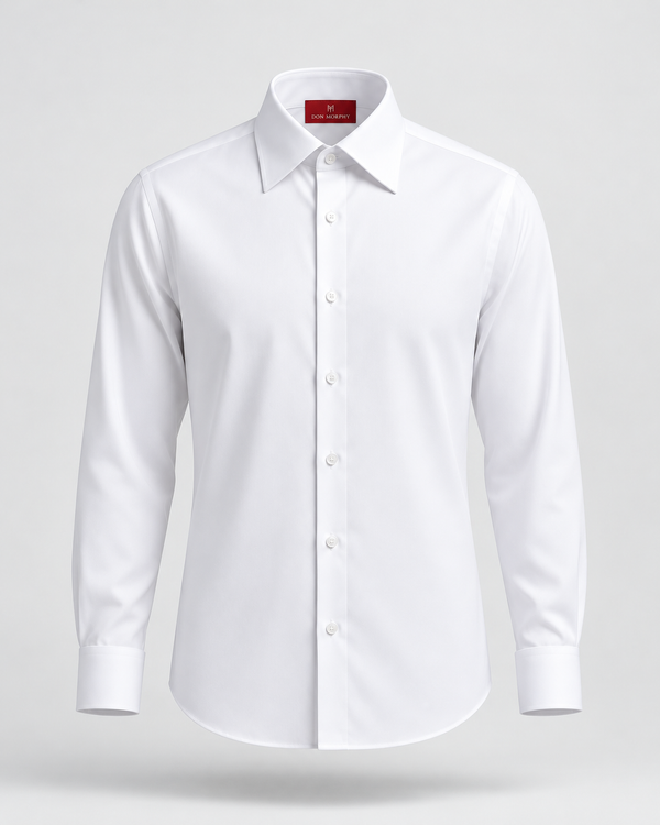Don Morphy Signature Classic White Dress Shirt