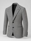 Don Morphy Black & White Polka Dot Blazer