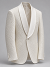 Don Morphy Ivory Satin Shawl Dinner Jacket