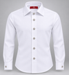 Don Morphy Signature White Crystal Dress Shirt