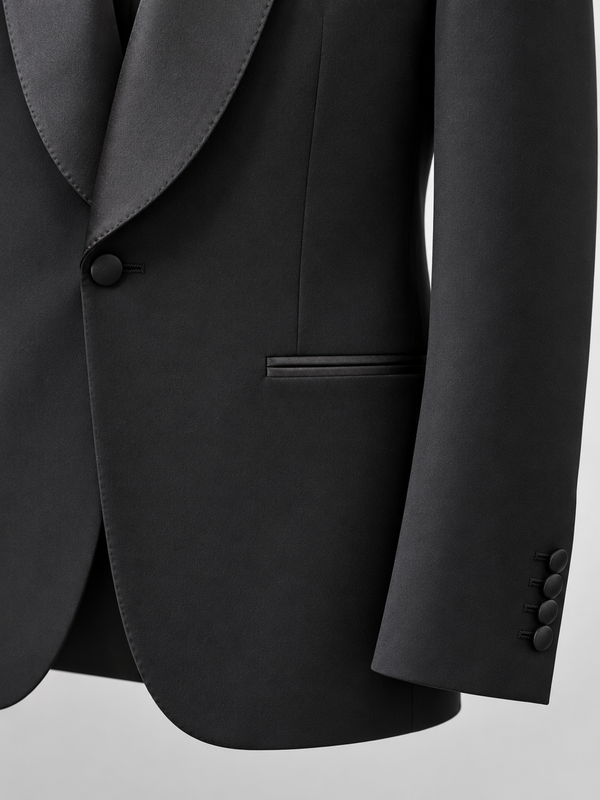 Don Morphy Black Shawl Collar Tuxedo Jacket