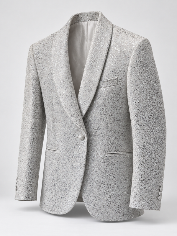 Don Morphy Silver Shimmer Dinner Jacket