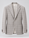 Don Morphy Stone Windowpane Blazer