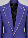 Don Morphy Royal Violet Crystal Dinner Jacket