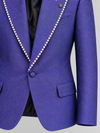 Don Morphy Royal Violet Crystal Dinner Jacket