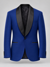 Don Morphy Royal Blue Shawl Collar Dinner Jacket