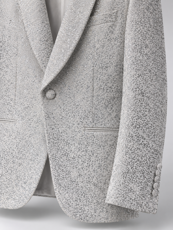 Don Morphy Silver Shimmer Dinner Jacket