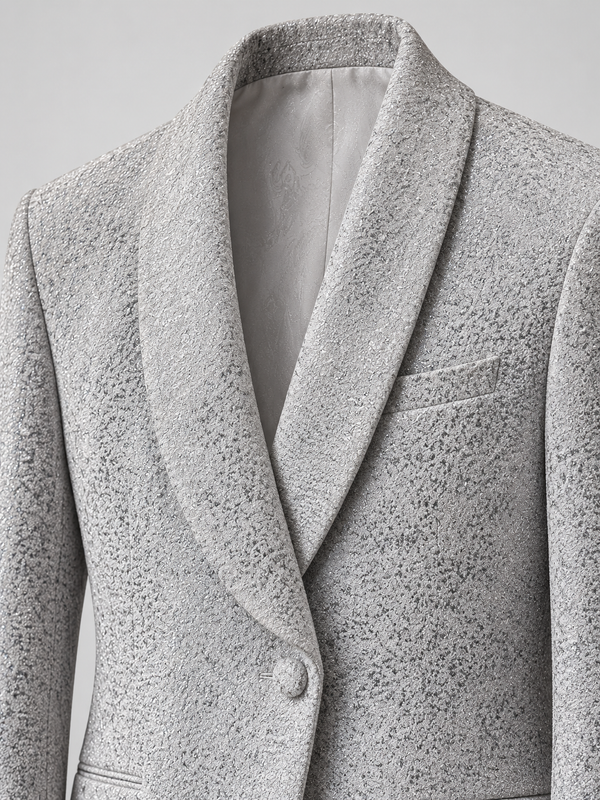 Don Morphy Silver Shimmer Dinner Jacket