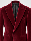 Don Morphy Burgundy Velvet Dinner Jacket