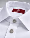 Don Morphy Signature White Crystal Dress Shirt