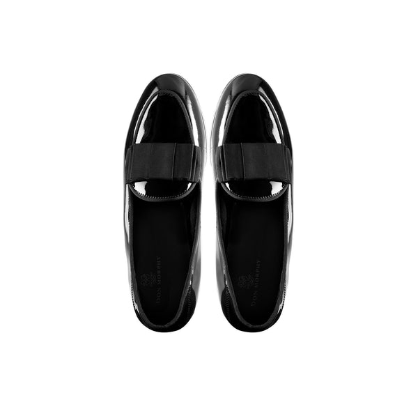 Patent Loafer with Strap